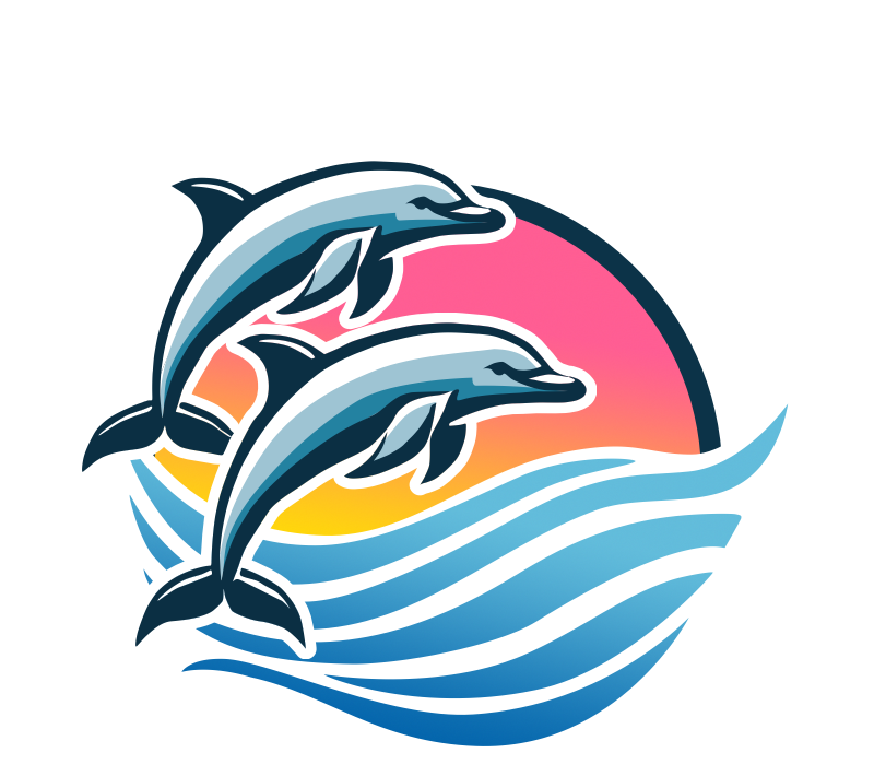 Plavanje z delfini logo